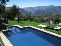 pool and mountain views